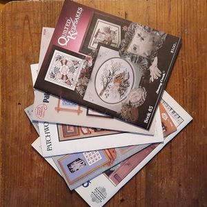 Counted Cross Stitch Magazines - Quilted/Patchwork Patterns (75 total patterns)